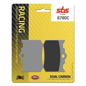 Paire de plaquettes de frein SBS Carbon Blend 678DC Racing pour PERFORMANCE MACHINE