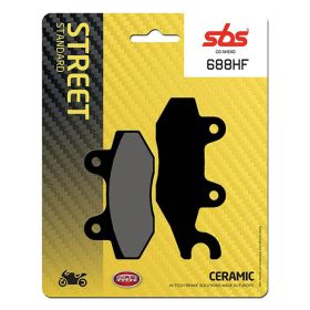 SBS 688HF Bremsbelag-Paar Keramikmischung für Straßenmotorräder