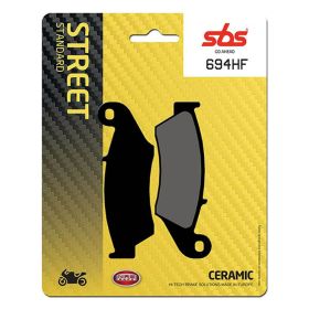 Kit de plaquettes de frein en composé céramique SBS 694HF pour motos de route