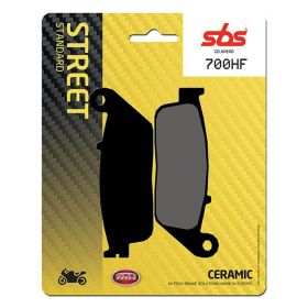 SBS 700HF Keramische Verbundbremsbeläge Paar für HONDA