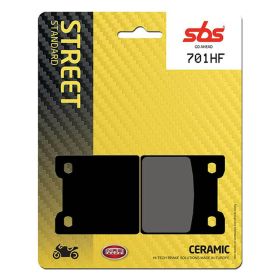 Ensemble de plaquettes de frein SBS 701HF en composé céramique pour SUZUKI RF R 900