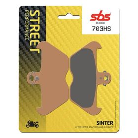 Jeu de plaquettes de frein SBS 703HS en composé fritté pour BMW