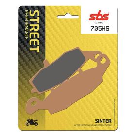 Plaquettes de frein SBS 705HS en composé fritté pour motos de route