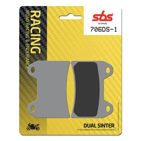 Jeu de plaquettes de frein de course SBS composé fritté 706DS-1