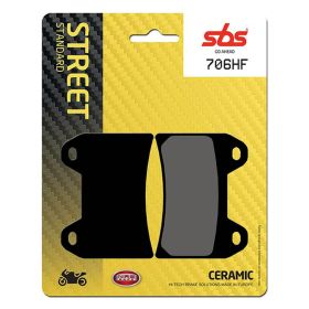 SBS 706HF Bremsbeläge Paar Keramische Verbindung für Straßenmotorräder