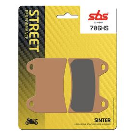 SBS 706HS Bremsbeläge Paar gesinterte Verbindung für Straßenmotorräder