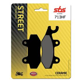 Plaquettes de frein SBS 713HF en composé céramique pour motos de route