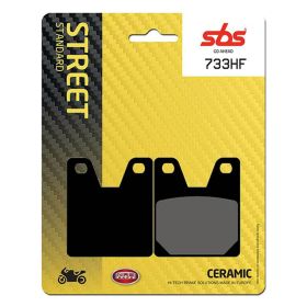Plaquettes de frein SBS 733HF en paire en composé céramique pour YAMAHA