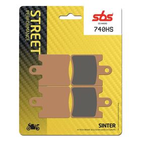 SBS 740HS Bremsbeläge aus gesinterter Verbindung für Straßenmotorräder