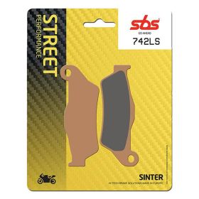 Jeu de plaquettes de frein arrière SBS 742LS en composé fritté