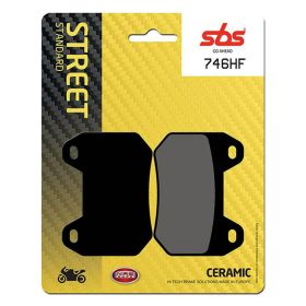 Kit de plaquettes de frein SBS 746HF en composé céramique pour BMW
