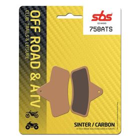 Ensemble de plaquettes de frein SBS 758ATS en composé fritté pour ARCTIC CAT