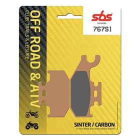 Plaquettes de frein tout-terrain paire SBS 767SI en matériau fritté pour BOMBARDIER-CAN AM