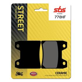 Jeu de plaquettes de frein SBS 770HF en composé céramique pour YAMAHA