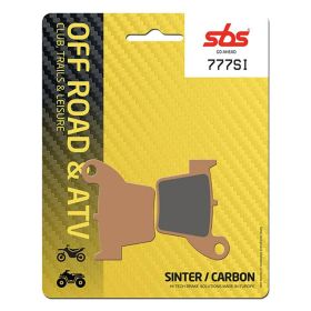 Jeu de plaquettes de frein tout-terrain SBS 777SI en composé fritté