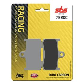 Paire de plaquettes de frein Racing SBS composé de carbone 782DC