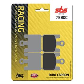 Plaquettes de frein de course SBS composé carbone 788DC 4 pièces