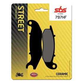 SBS 797HF Bremsbeläge Paar Keramikmischung für Straßenmotorräder