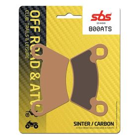 Paire de plaquettes de frein SBS 800ATS en composé fritté pour POLARIS