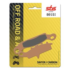Jeu de plaquettes de frein SBS 801SI tout-terrain en composé fritté pour KAWASAKI