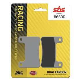 Racing SBS Brake Pads Pair Carbon Compound 806DC