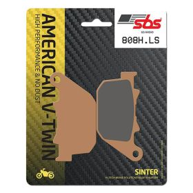 SBS 808LS Rear Brake Pad Set Sintered Compound for HARLEY DAVIDSON