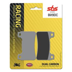 SBS Bremsbeläge Paar Carbonmischung 809DC Racing für HONDA
