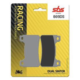 Paire de plaquettes de frein SBS composé fritté 809DS-1 Racing pour HONDA