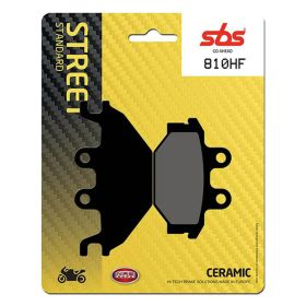 Jeu de plaquettes de frein SBS 810HF en composé céramique pour motos de route