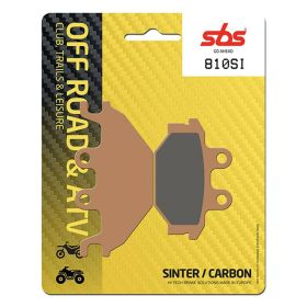 Jeu de plaquettes de frein tout-terrain SBS 810SI composé de matériaux frittés