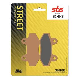 Plaquettes de frein SBS 814HS en composite fritté pour motos de route