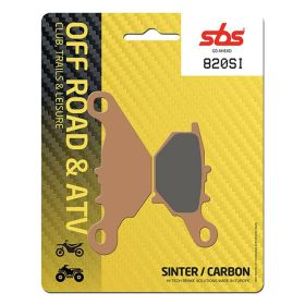 Jeu de plaquettes de frein SBS 820SI tout-terrain en composé fritté pour SUZUKI