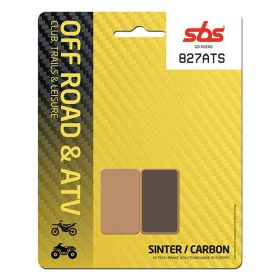 Paire de plaquettes de frein SBS 827ATS en composé fritté pour ARCTIC CAT