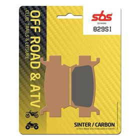 Off-road brake pad set SBS 829SI sintered compound for HONDA