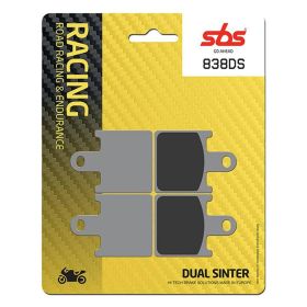 Plaquettes de frein sinterisées SBS 838DS-1 Racing pour KAWASAKI