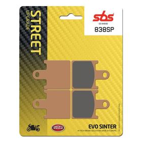 Front brake pad set SBS 838SP sintered compound for KAWASAKI
