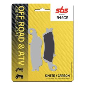 Jeu de plaquettes de frein en composé de carbone SBS 840CS