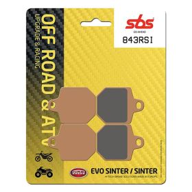 Plaquettes de frein SBS composé fritté 843RSI Racing pour KTM
