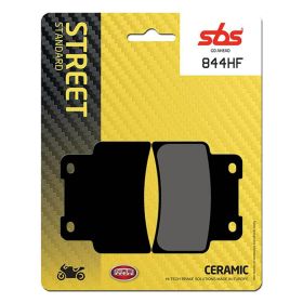 Paire de plaquettes de frein SBS 844HF en composé céramique pour motos de route