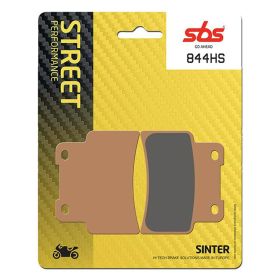 Jeu de plaquettes de frein SBS 844HS en composé fritté pour motos de route
