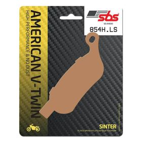Jeu de plaquettes de frein arrière SBS 854LS en composé fritté pour HARLEY DAVIDSON