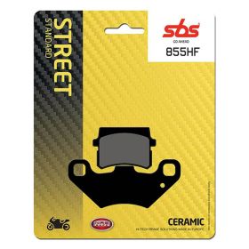 Plaquettes de frein SBS 855HF en composé céramique pour motos de route