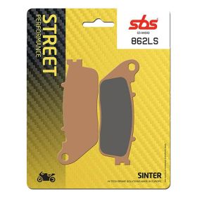 SBS 862LS Hinterbremsbelagsatz Sinterverbindung für HONDA