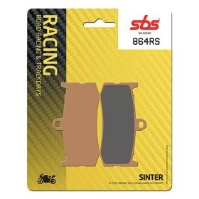 Plaquettes de frein en métal fritté SBS 864RS Racing pour TRIUMPH