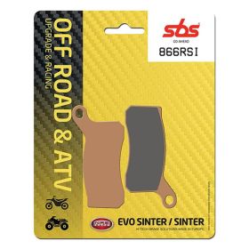 Plaquettes de frein SBS paire composé fritté 866RSI Racing pour KTM
