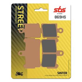 Plaquettes de frein frittées SBS 869HS pour HONDA
