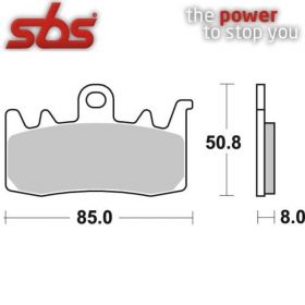 SBS 900DC MOTORCYCLE BRAKE PADS