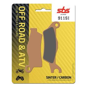 Paire de plaquettes de frein tout-terrain SBS 911SI en composé fritté BOMBARDIER-CAN AM