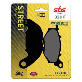 SBS 931HF Ceramic Brake Pad Pair for Road Motorcycles