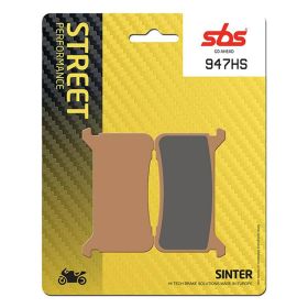 Plaquettes de frein SBS 947HS en composite fritté pour HONDA